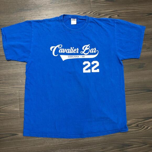 Fruit of the Loom Other - Blue ‘Cavalier Bar’ Corunna, Michigan Graphic Tee